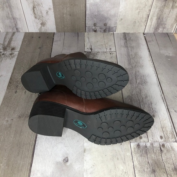 NWOB Montana Madison Leather Booties Size 7.5 - Picture 5 of 8